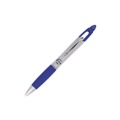Pens | Zebra 22420 Z-Grip MAX Medium 1 millimeter Retractable Ballpoint Pen - Blue Ink/Silver/Blue Barrel (1-Dozen) image number 3