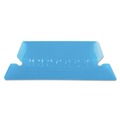 File Folders | Pendaflex 42 BLU 2 in. Wide 1/5-Cut Transparent Colored Tabs for Hanging File Folders - Blue (25/Pack) image number 0