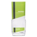 Just Launched | Deflecto 78601 4.38 in. x 4.25 in. x 7.75 in. DocuHolder for Countertop/Wall-Mount with Card Holder - Clear image number 5