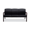 Office Furniture & Lighting | Alera ALERL2319M Reception Lounge WL Series 65.13 in. x 26.13 in. x 33 in. 3-Seat Sofa - Black image number 1
