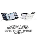 Binders | Durable 561201 InstaView Expandable Desktop Reference System with 10 Panels - Black/White image number 2