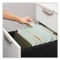 File Folders | Universal UNV10252T 2 in. Expansion 1 Divider 4 Fasteners 4-Section Pressboard Classification Folders - Letter Size, Gray Exterior (10/Box) image number 6