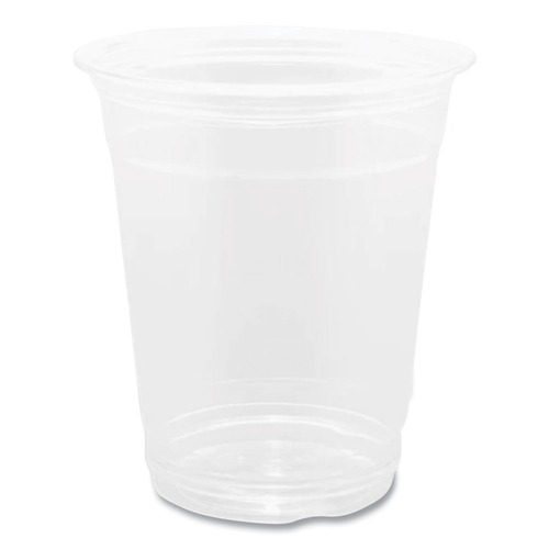 Cups and Lids | Karat C-KC12-S 12 oz. 92 mm Rim Diameter PET Plastic Cups - Clear (1000/Carton) image number 0