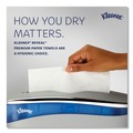 Paper Towels and Napkins | Kleenex 46321 2-Ply 8 in. x 9.4 in. Reveal Multi-Fold Towels - White (16/Carton) image number 6
