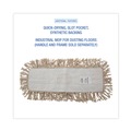 Labor Day Sale | Boardwalk BWK1318 18 in. x 5 in. Industrial Hygrade Cotton Dust Mop Head - White image number 4