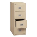 Office Filing Cabinets & Shelves | FireKing 4P1825-CPA Patriot by FireKing 17.75 in. x 25 in. x 52.75 in. 4 Legal/Letter File Drawers 1-Hour Fire Protection Insulated Fire File - Parchment image number 1
