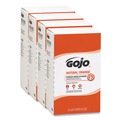 Hand Soaps | GOJO Industries 7255-04 2000 mL NATURAL ORANGE Pumice Hand Cleaner Refill - Citrus Scent (4/Carton) image number 0
