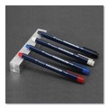 Back to School Sale | Tombow 51540 4.4 millimeter Mechanical Wax-Based Marking Pencil Refills - Blue (10/Box) image number 4