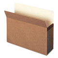 File Folders | Smead 73206 5.25 in. Expansion Letter Size Recycled Top Tab File Pockets - Redrope (10/Box) image number 0