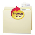 Dividers & Tabs | Smead 67600 3.5 in. x 1.69 in. Seal and View File Folder Label Protector - Clear Laminate (100/Pack) image number 4