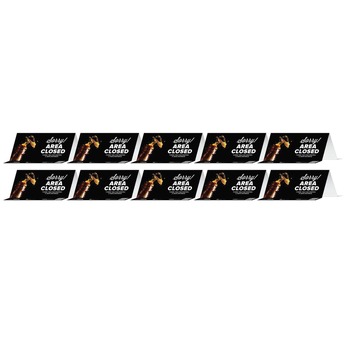 SAFETY SIGNS | Tabbies 79086 BeSafe Messaging 8 in. x 3.87 in. Table Top Tent Card - Black (10/Pack)