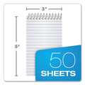Notebooks & Pads | TOPS 74135 Second Nature 3 in. x 5 in. Sheets Narrow Rule Wirebound Notepads - Randomly Assorted Cover Colors image number 1