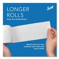 Toilet Paper Dispensers | Scott 44517 11.25 in. x 6.31 in. x 12.75 in. Pro High Capacity Coreless SRB Tissue Dispenser - White (1/Carton) image number 6