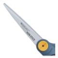 Arts & Crafts Supplies | Westcott 14850 8 in. Long x 3.25 in. Cut Length Non-Stick Titanium Bonded Scissors - Crane-Style Gray/Yellow Handle image number 2