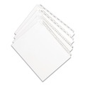 Dividers & Tabs | Avery 82319 10-Tab I to X 11 in. x 8.5 in. Allstate Style Preprinted Legal Exhibit Side Tab Index Dividers - White (1-Set) image number 5