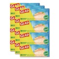 Food Trays, Containers, and Lids | Glad 60771 6.5 in. x 5.5 in. Fold-Top Sandwich Bags - Clear (2160/Carton) image number 0