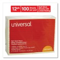 Sticky Notes & Post it | Universal UNV35673 4 in. x 6 in. Lined Self-Stick Note Pads - Yellow (12/Pack) image number 1