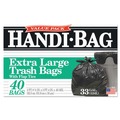 Trash Bags | Handi-Bag 1516912 32.5 in. x 40 in. 0.65 mil 33 gallon Super Value Pack Can Liners - Black (40/Box) image number 1