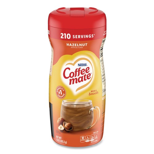 Condiments | Coffee-Mate 12036068 15 oz. Canister Creamer Powder - Hazelnut image number 0