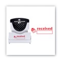Stamps & Stamp Supplies | ACCUSTAMP2 035570 1.63 in. x 0.5 in. RECEIVED Pre-Inked Shutter Stamp - Red image number 1