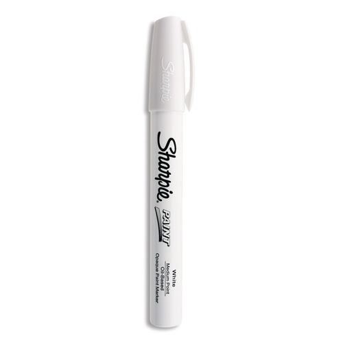Permanent Markers | Sharpie 35558 Permanent Paint Marker - Medium Bullet Tip/White image number 0