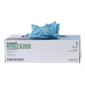 Disposable Gloves | Boardwalk 382SCTA 5 mil Disposable Examination Nitrile Gloves - Small, Blue (1000/Carton) image number 2