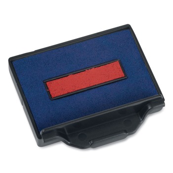 Trodat P5430BR 1 in. x 1.63 in. Professional Replacement Ink Pad for Trodat Custom Self-Inking Stamps - Blue/Red