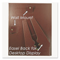 Office Decor | NuDell 21200 8.5 in. x 11 in. Leatherette Document Frame - Burgundy (2/Pack) image number 2