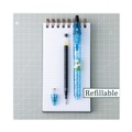 Pens | Pilot 31601 Fine 0.7 mm Retractable Blue Ink B2P Bottle-2-Pen Recycled Gel Pen - Translucent Blue Barrel (1-Dozen) image number 3