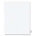Dividers & Tabs | Avery 01074 10-Tab '74-ft Label 11 in. x 8.5 in. Preprinted Legal Exhibit Side Tab Index Dividers - White (25-Piece/Pack) image number 0