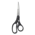 Arts & Crafts Supplies | Westcott 15583 8 in. Long 3.25 in. Cut Length KleenEarth Basic Plastic Handle Scissors - Straight Black Handle image number 2