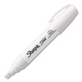 Permanent Markers | Sharpie 35568 Permanent Paint Marker - Extra-Broad Chisel Tip/White image number 1