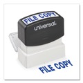 Just Launched | Universal UNV10104 Pre-Inked File Copy Message Stamp - Blue Ink image number 3