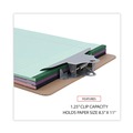 Clipboards | Universal UNV40304 1.25 in. Clip Capacity 8.5 in. x 11 in. Hardboard Clipboard - Brown image number 5