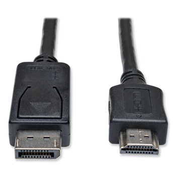 OFFICE ADAPTERS AND CHARGERS | Tripp Lite P582-010 10 ft. DisplayPort to HDMI Cable Adapter - Black