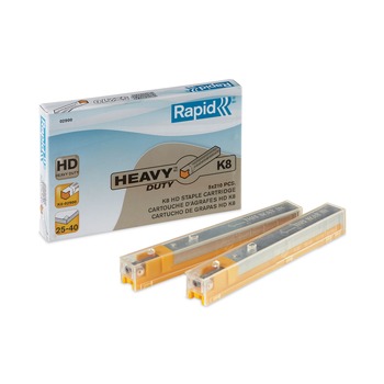  | Rapid 02900 0.31 in. Leg 0.5 in. Crown Steel Staple Cartridge (1050/Pack)