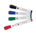 Washable Markers | U Brands 3285U00-12 U-Defense Chisel Tip Antimicrobial Dry-Erase Markers - Assorted Colors (24/Pack) image number 4