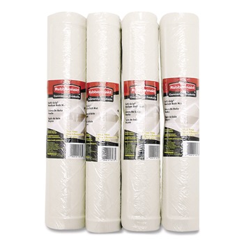 OFFICE AND OFFICE SUPPLIES | Rubbermaid Commercial 1982724 Safti-Grip Latex-Free Vinyl Bath Mat 14 X 22.5 White (4/Carton)