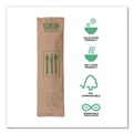 Cutlery | Eco-Products EP-S215 General Purpose Fork/Knife/Napkin/Spoon Wood Cutlery - Natural (500/Carton) image number 5