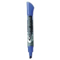 Washable Markers | Quartet 5001-3MA Broad Chisel Tip EnduraGlide Dry Erase Marker - Blue (1 Dozen) image number 1