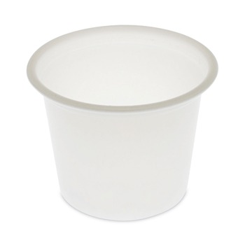 CUPS AND LIDS | Pactiv Corp. YS100 1 oz Plastic Portion Cup - Translucent (200/Sleeve, 25 Sleeves/Carton)