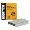 Staples | Bostitch SB351/2-1M 0.5 in. Leg x 0.5 in. Crown Heavy-Duty Steel Premium Staples (1-Box) image number 0