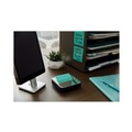 Sticky Notes & Post it | Post-it Pop-up Notes Super Sticky STL-330-B Steel Top Dispenser for 3 x 3 Pads - Black/Steel (1/Pack) image number 2