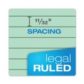 Notebooks & Pads | TOPS 63190 (50) Pastel Green 8.5 in. x 11.75 in. Sheets Wide/Legal Rule Prism plus Colored Writing Pads (12/Pack) image number 3