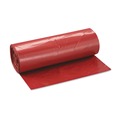  | Inteplast Group WSL4046R Low-Density 45 Gallon 40 in. x 46 in. Commercial Can Liners - Red (100/Carton) image number 2