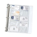 Sheet Protectors | C-Line 61217 Business Card Binder Pages For 2 in. x 3.5 in. Cards - Clear (10 Sheets/Pack) image number 1