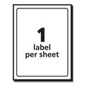 Labels | Avery 05292 Inkjet/Laser Printer 4 in. x 6 in. Shipping Labels with TrueBlock Technology - White (20/Pack) image number 3