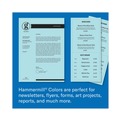 Copy & Printer Paper | Hammermill 10330-9 Colors 20 lbs. 8.5 in. x 11 in. Print Paper - Blue (500/Ream) image number 8