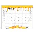 Bulletin Boards | House of Doolittle 156 22 in. x 17 in. 12-Month (Jan to Dec) 2026 Recycled Honeycomb Desk Pad Calendar - Honeycomb Artwork image number 1