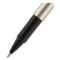 Pens | uni-ball 60052 Deluxe 0.7 mm Stick Roller Ball Pen - Black Ink/Champagne/Black Barrel/Fine (1-Dozen) image number 4